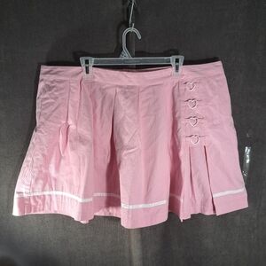 Pink Heart-Accent Women's Skirt